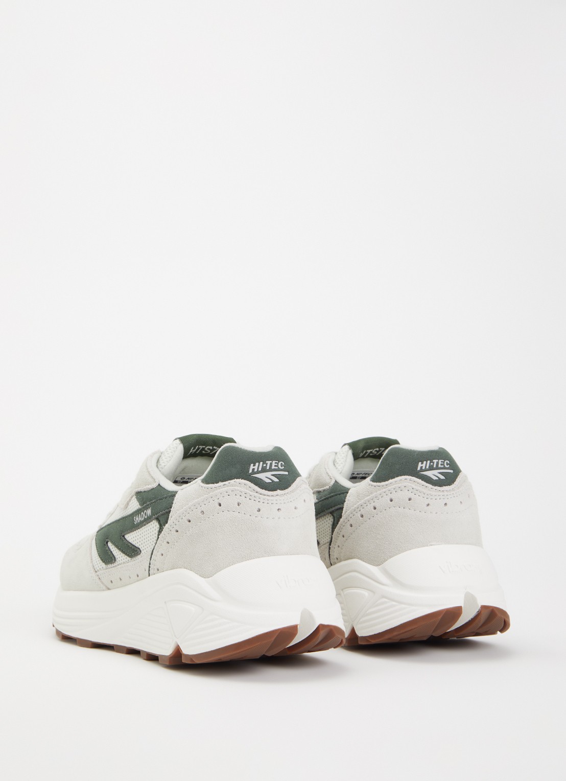 Hi-Tec HTS shadow RGS sneaker met suède details - achterkant 4 creme