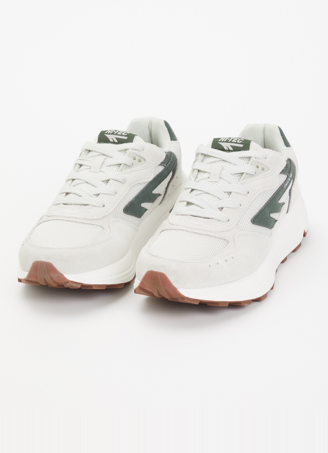 Hi-Tec HTS shadow RGS sneaker met suède details - detail creme