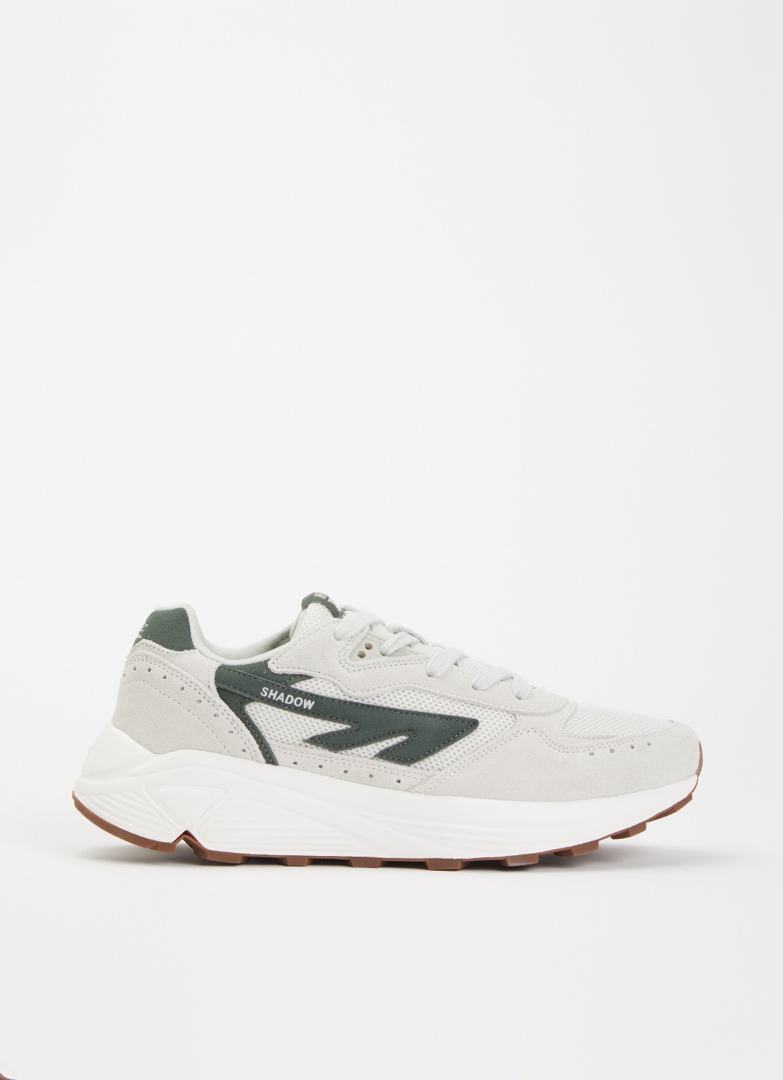 Hi-Tec HTS shadow RGS sneaker met suède details - voorkant 5 creme