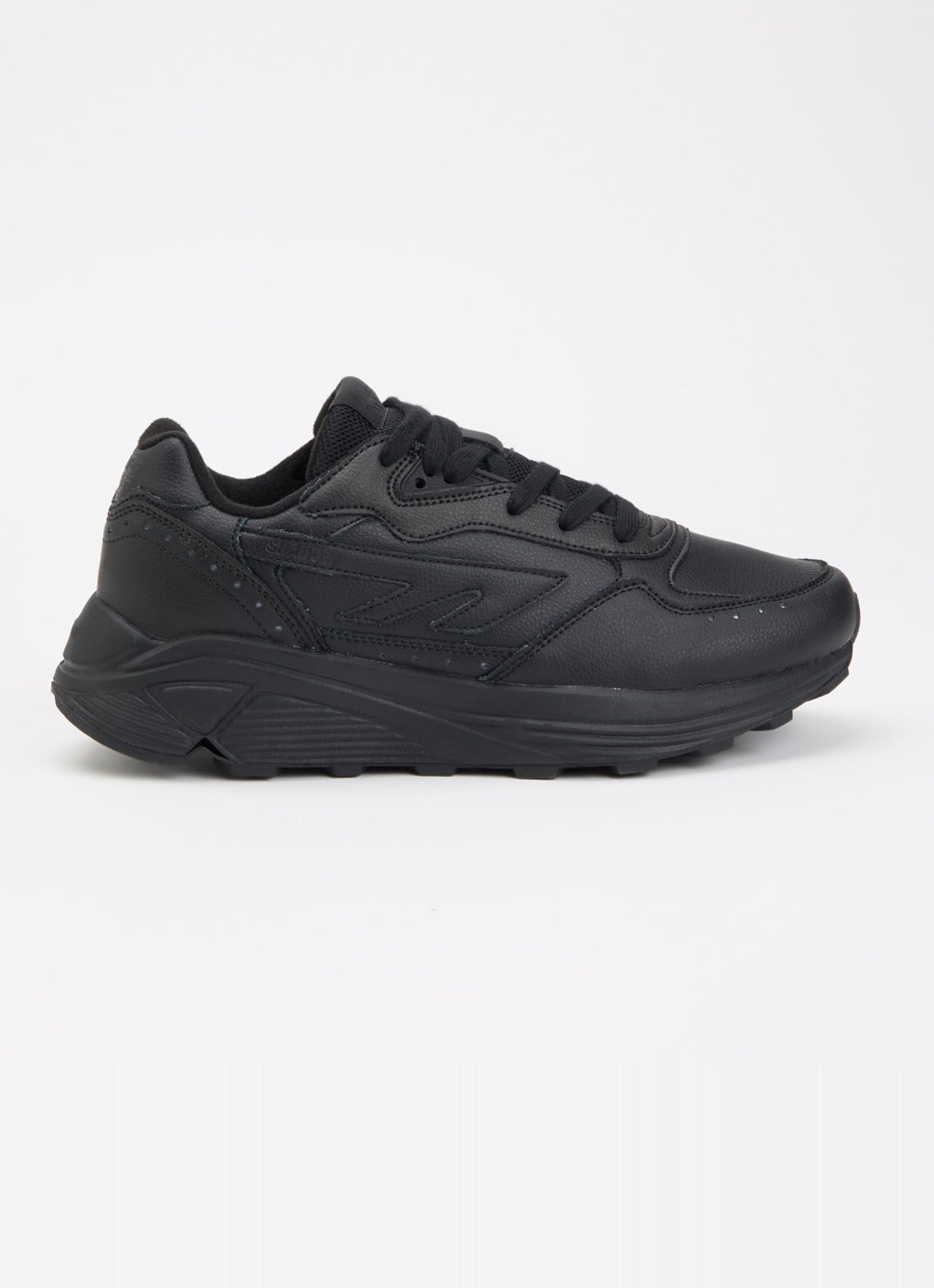 Hi-Tec HTS Shadow RGS sneaker van leer - voorkant 5 zwart