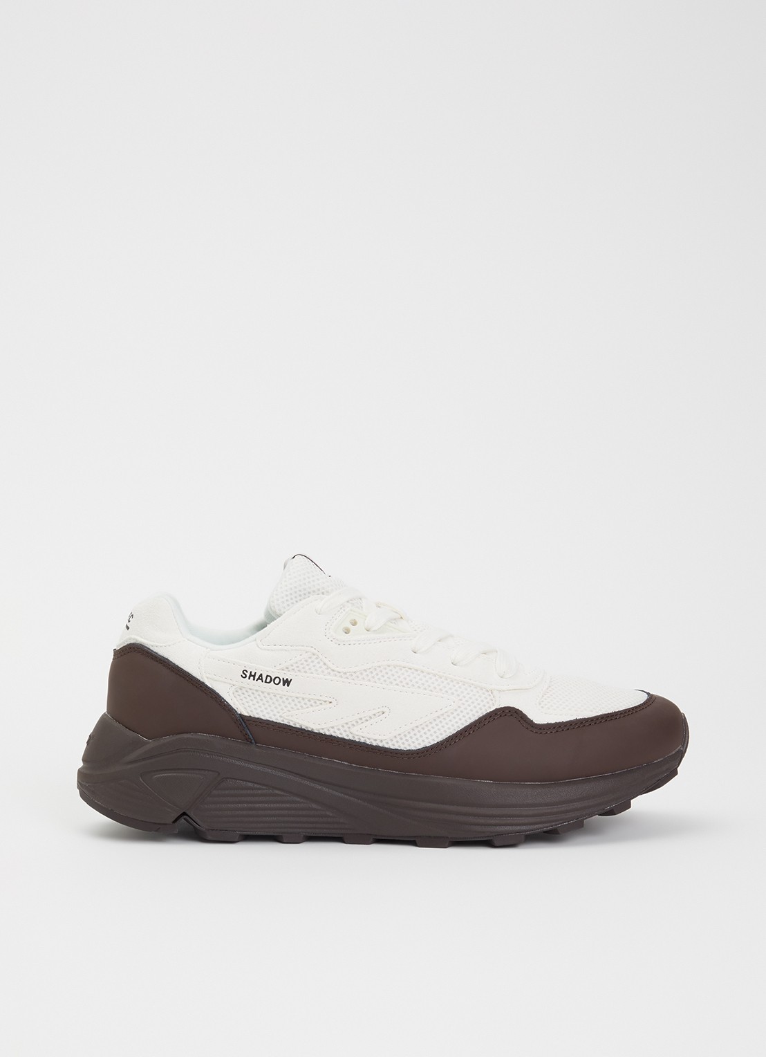 Hi-Tec HTS shadow RGS sneaker van mesh met details van suède  - voorkant bruin