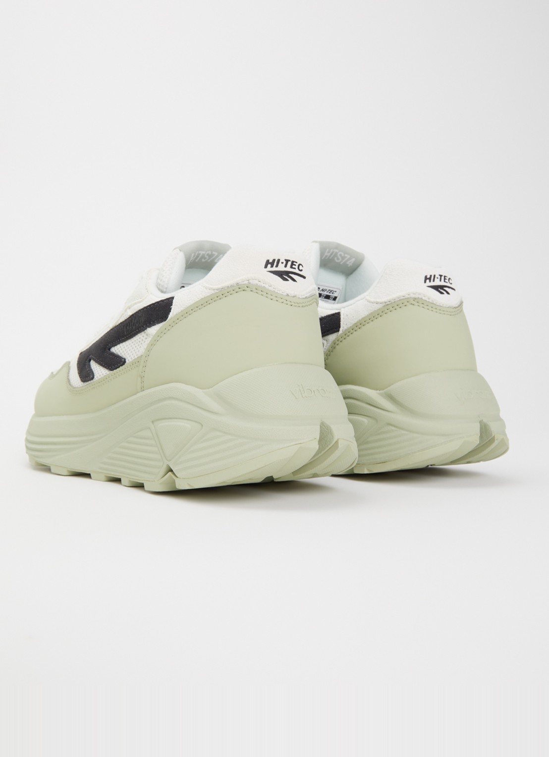 Hi-Tec HTS shadow RGS sneaker van mesh met details van suède  - achterkant 5 beige