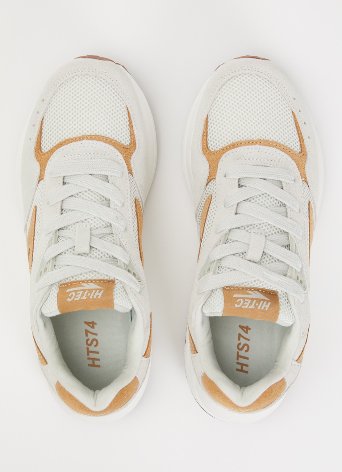 Hi-Tec HTS Shadow RGS sneaker van mesh met suède details - detail 2 creme