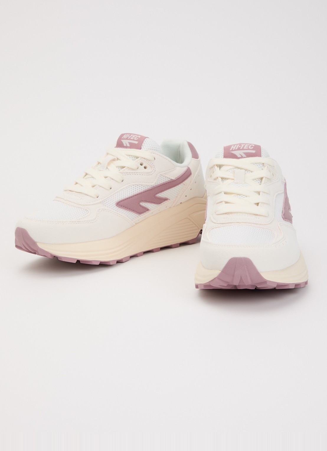 Hi-Tec HTS Shadow RGS sneaker van suède met details van mesh - detail 3 oudroze