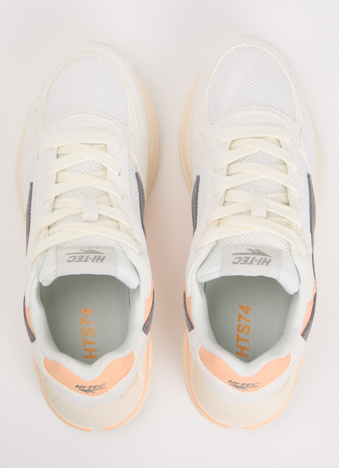 Hi-Tec HTS Shadow RGS sneaker van suède met details van mesh - detail 3 abrikoos