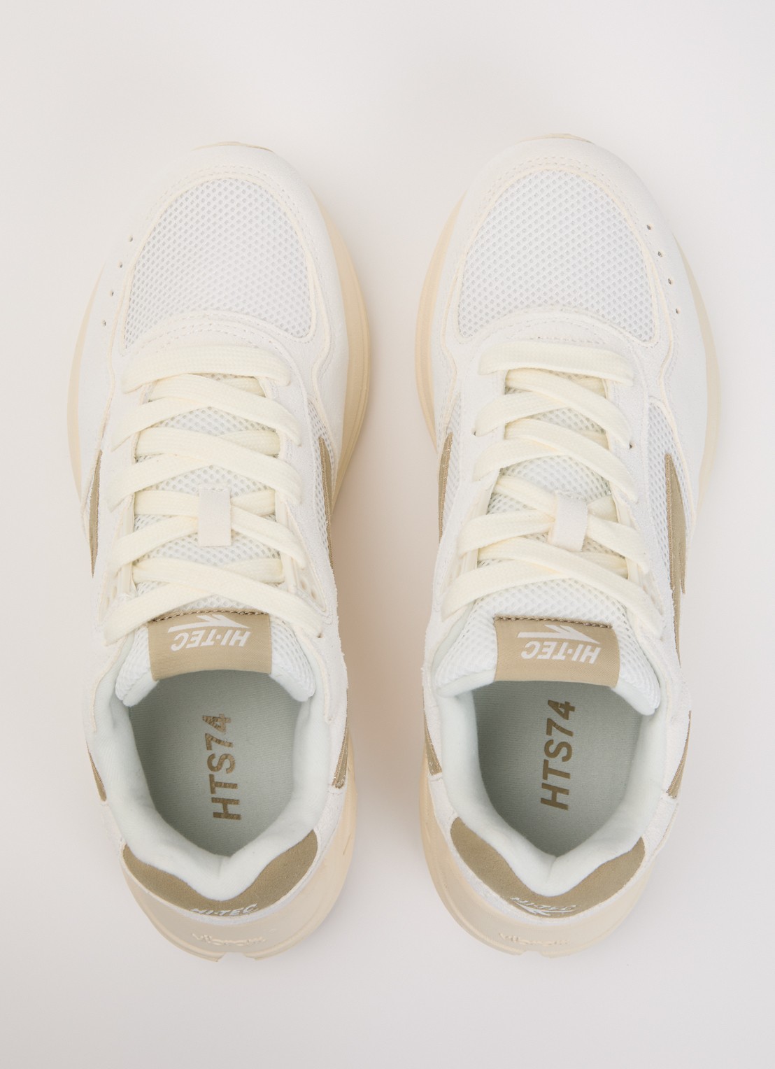 Hi-Tec HTS Shadow RGS sneaker van suède met details van mesh - detail 4 mosgroen