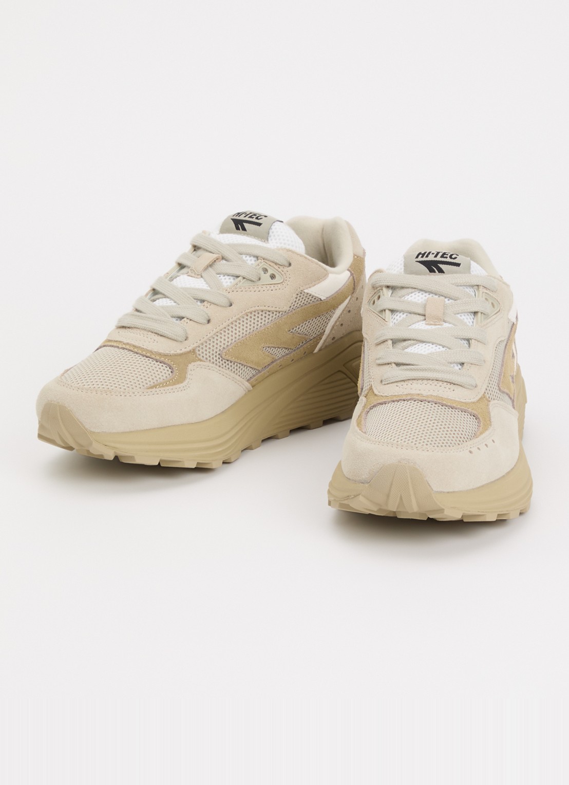 Hi-Tec HTS Shadow RGS sneaker van suède met details van mesh - detail 3 beige