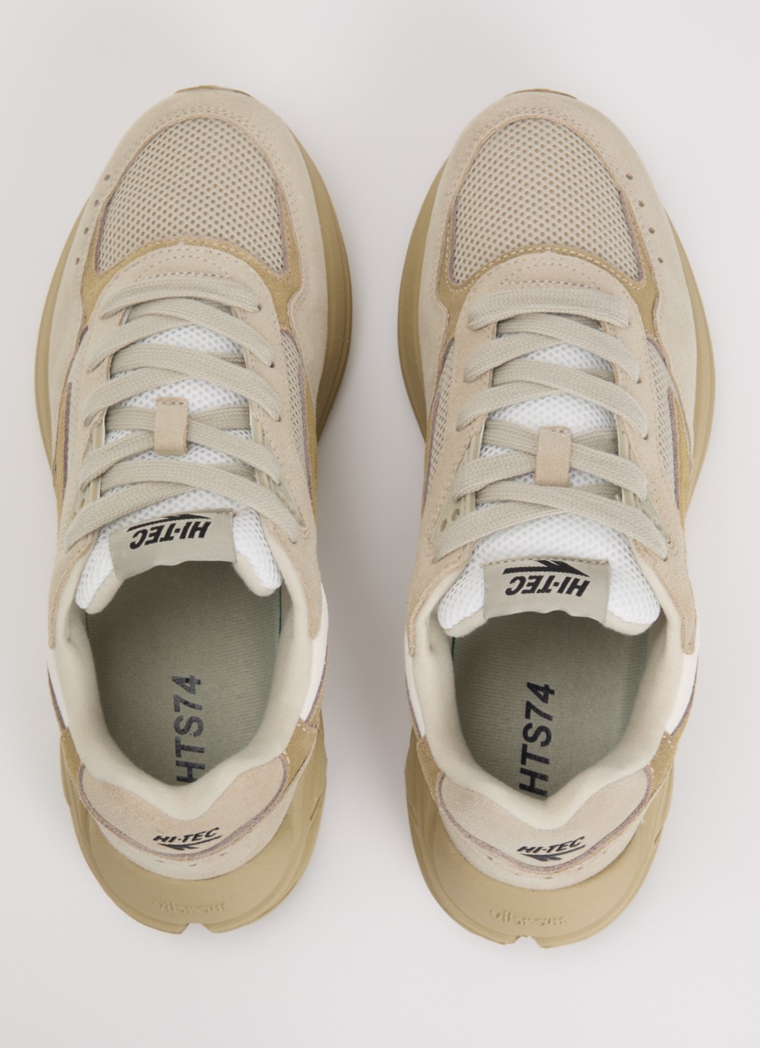 Hi-Tec HTS Shadow RGS sneaker van suède met details van mesh - detail 4 beige