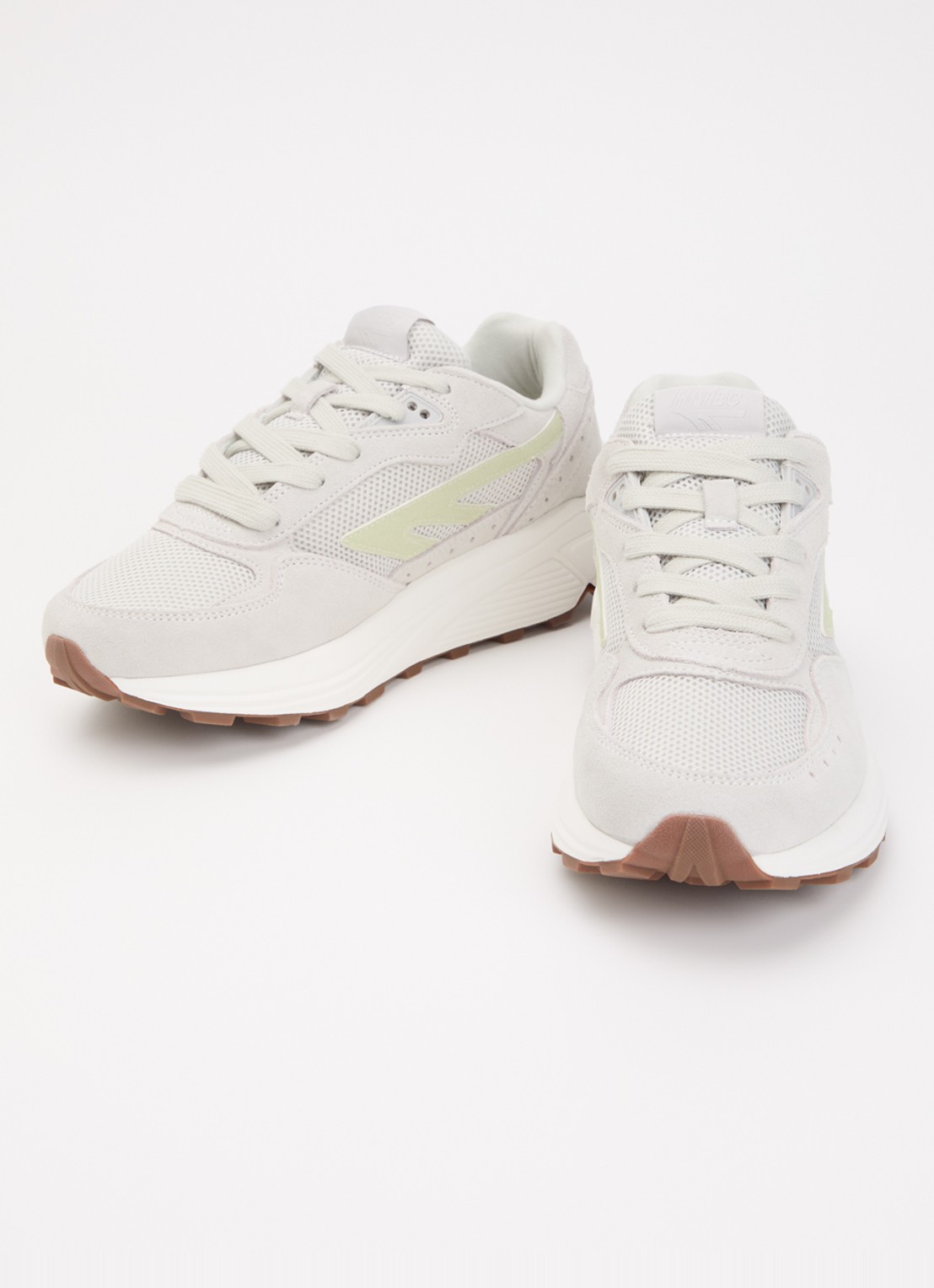 Hi-Tec HTS Shadow RGS sneaker van suède met details van mesh - detail 4 lichtgrijs
