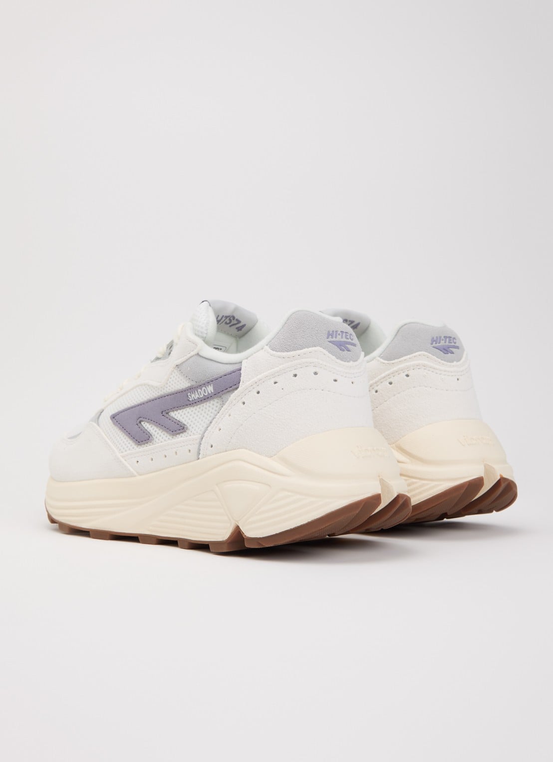 Hi-Tec HTS Shadow RGS sneaker van suède met details van mesh - achterkant paars
