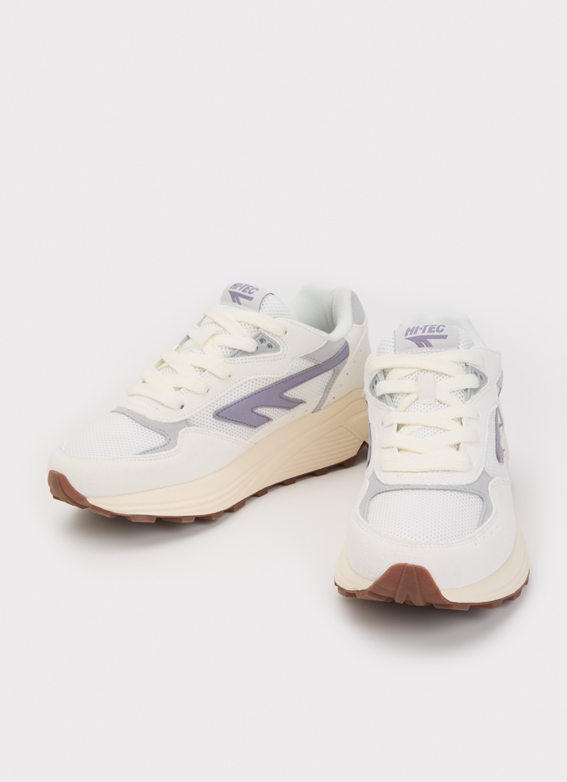 Hi-Tec HTS Shadow RGS sneaker van suède met details van mesh - detail 2 paars