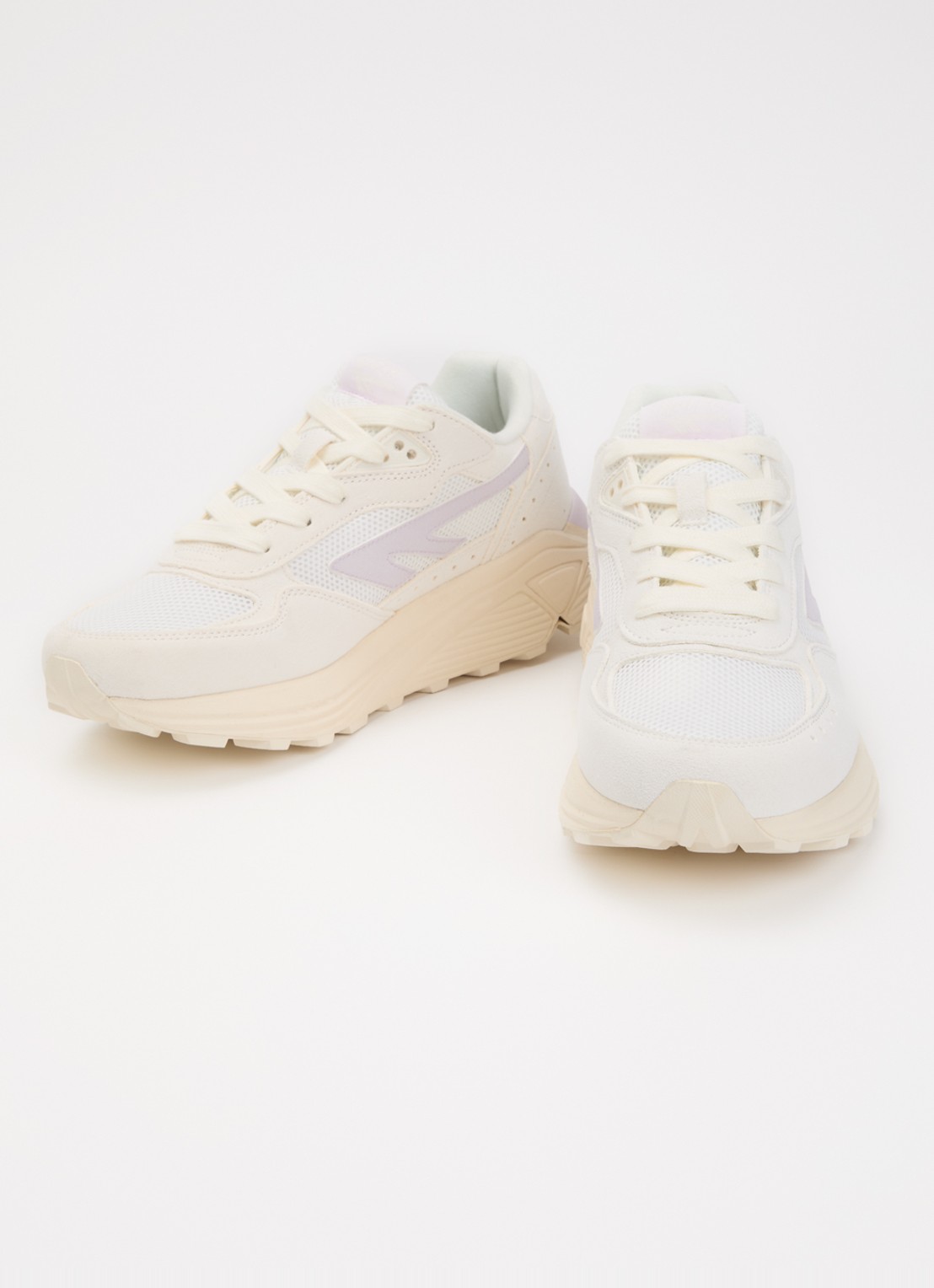 Hi-Tec HTS Shadow RGS sneaker van suède met details van mesh - detail 4 lila