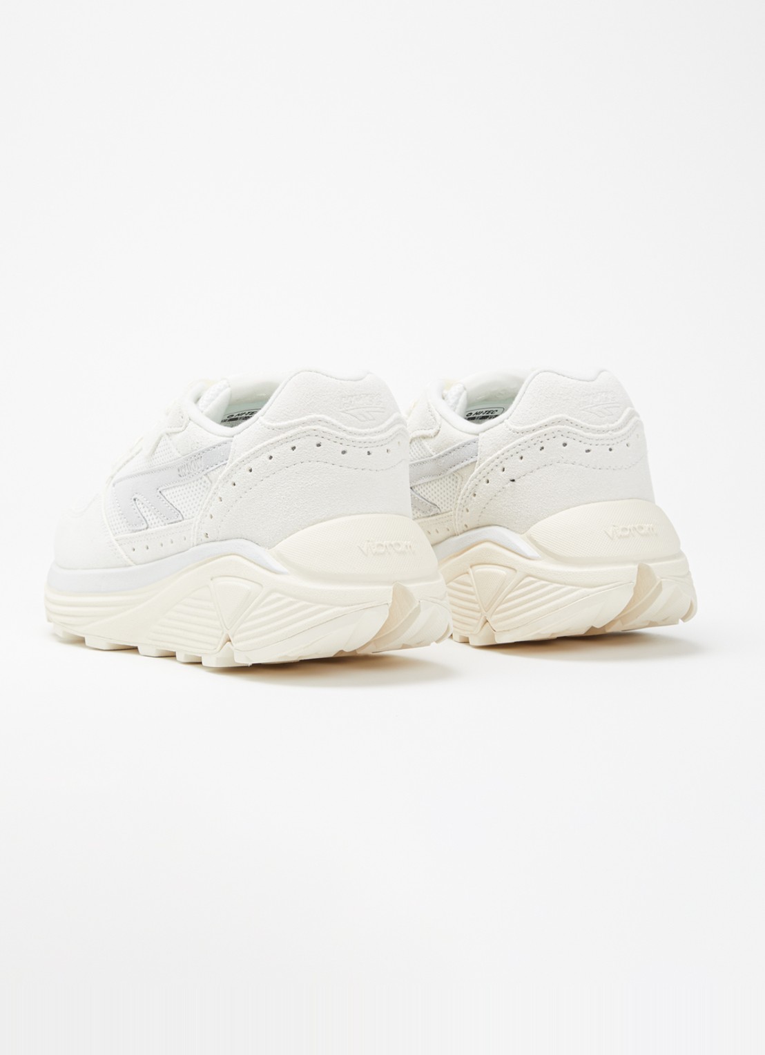Hi-Tec HTS Shadow RGS sneaker van suède met details van mesh - achterkant 4 lichtblauw