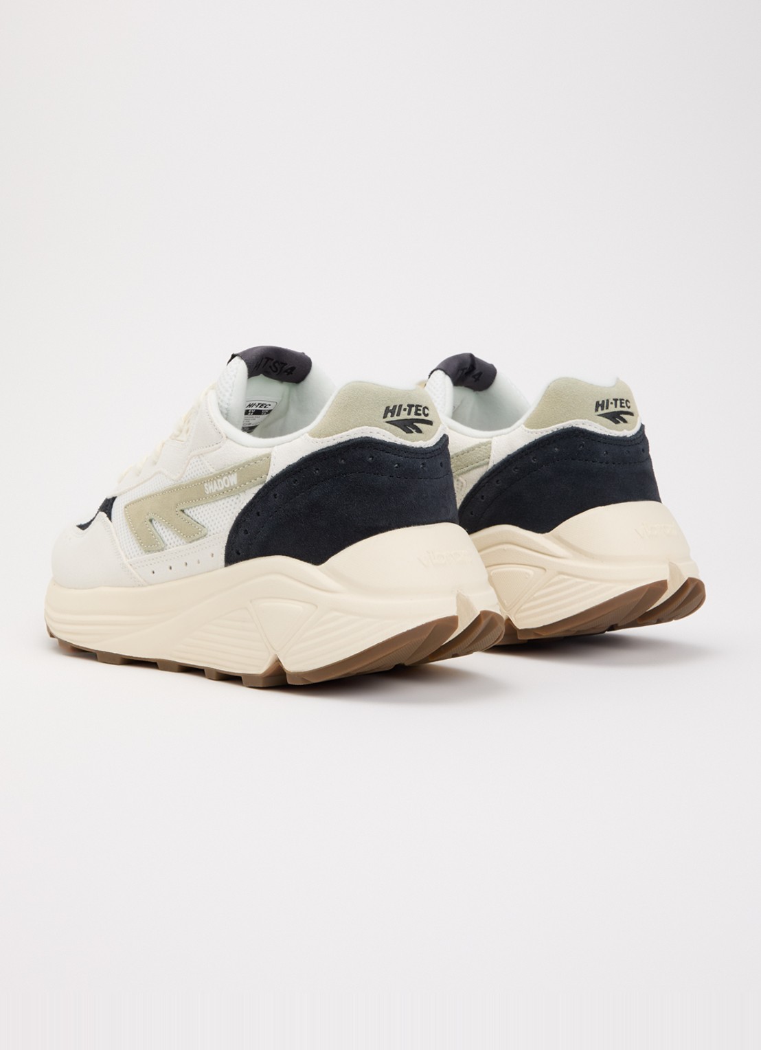 Hi-Tec HTS Shadow RGS sneaker van suède met details van mesh - achterkant 5 zwart