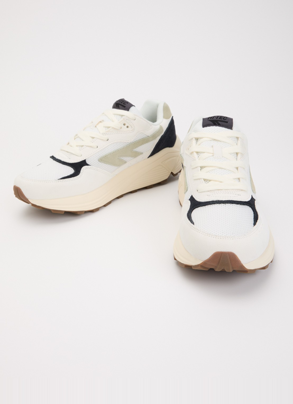 Hi-Tec HTS Shadow RGS sneaker van suède met details van mesh - detail 2 zwart