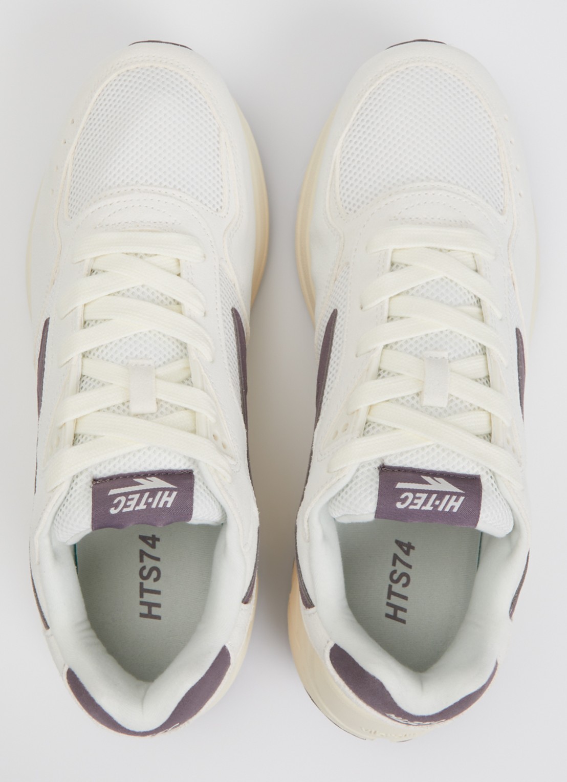 Hi-Tec HTS Shadow RGS sneaker van suède met details van mesh - detail 2 wit
