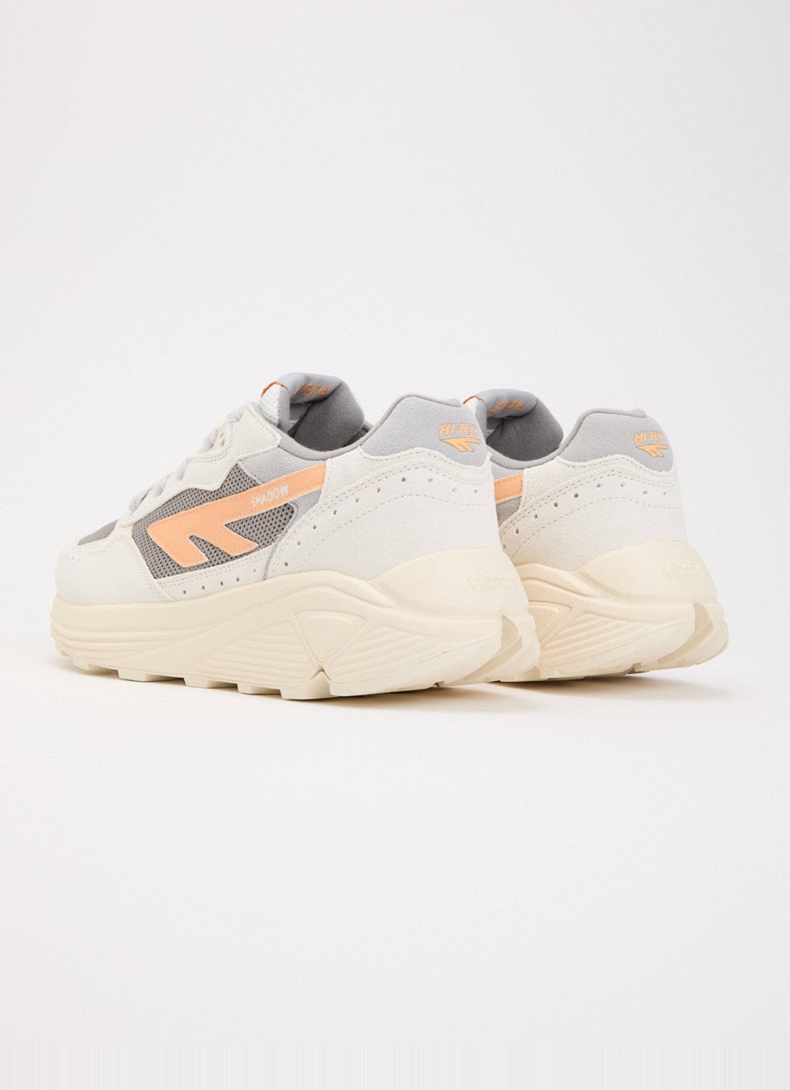 Hi-Tec HTS Shadow RGS sneaker van suède met details van mesh - achterkant orange