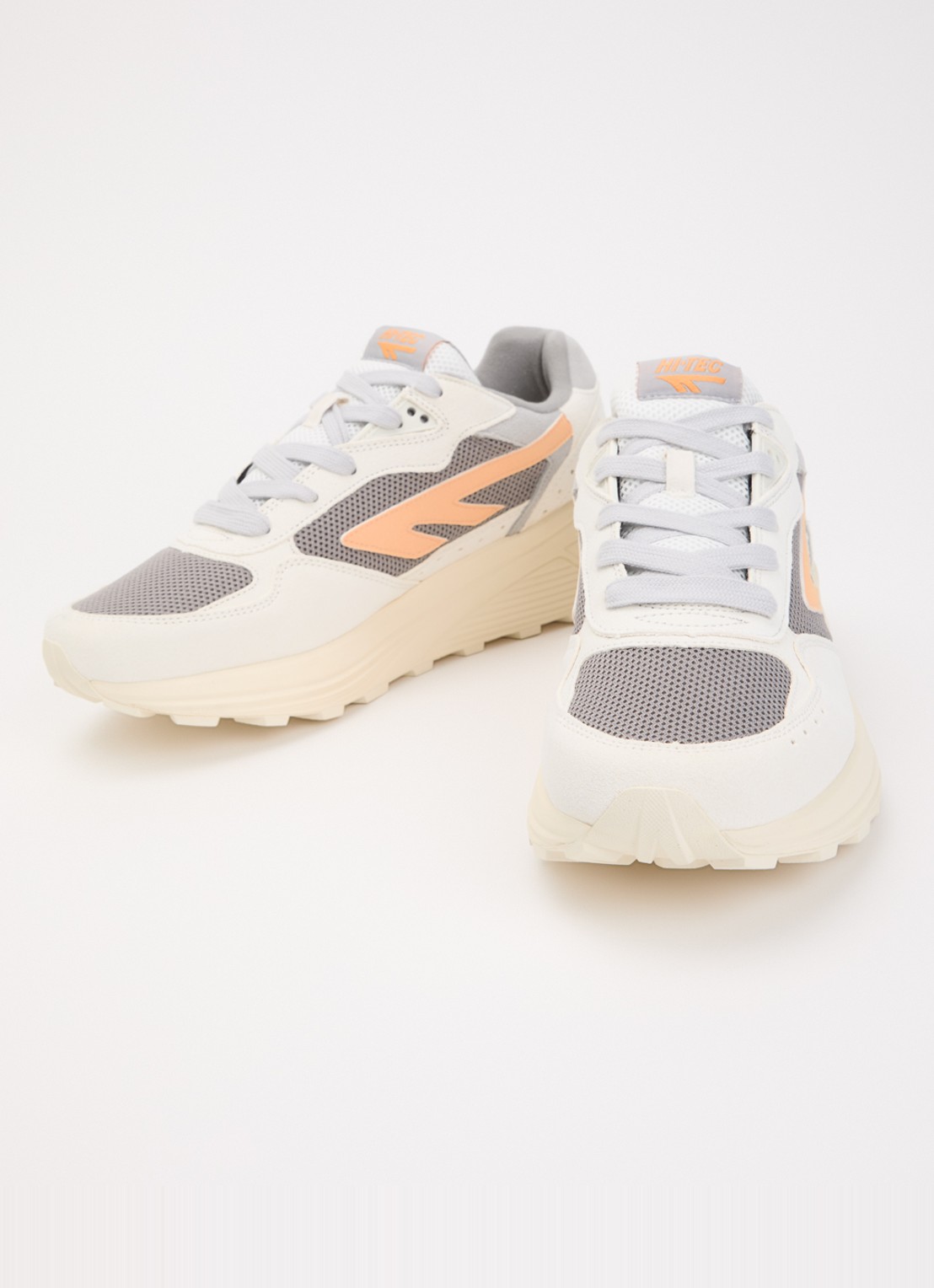 Hi-Tec HTS Shadow RGS sneaker van suède met details van mesh - detail 3 orange
