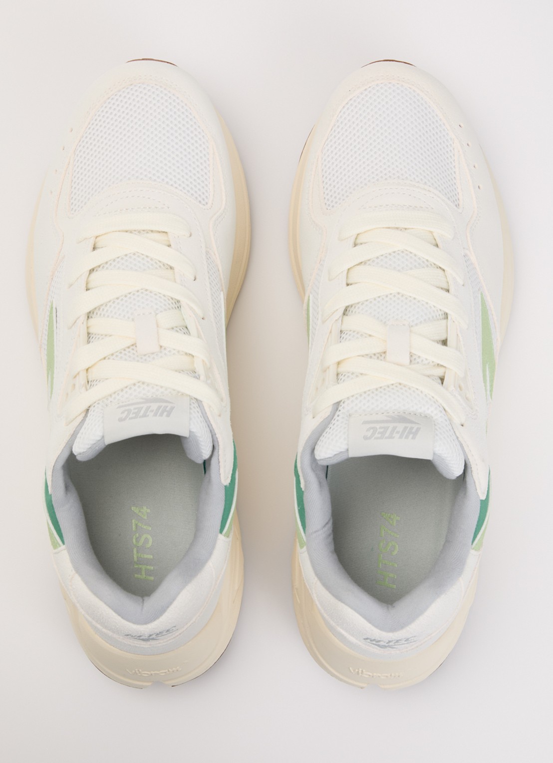 Hi-Tec HTS Shadow RGS sneaker van suède met details van mesh - detail 4 lichtgroen