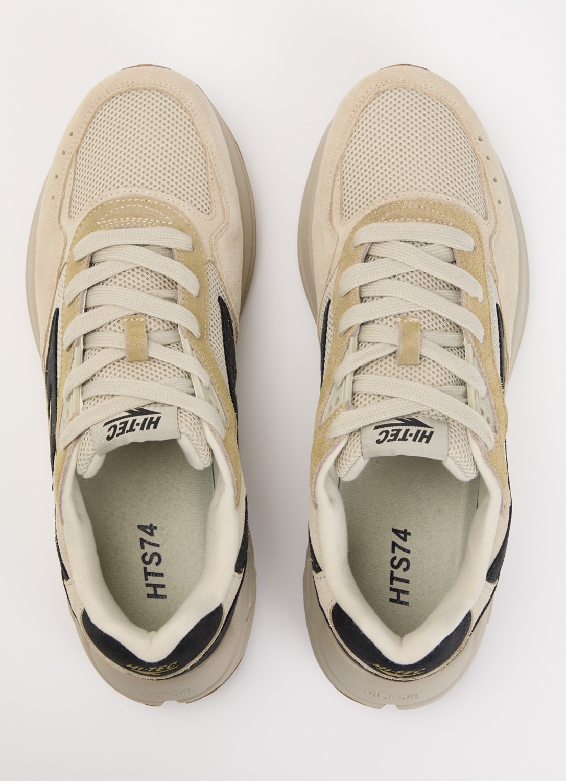 Hi-Tec HTS Shadow RGS sneaker van suède met details van mesh - detail 4 khaki