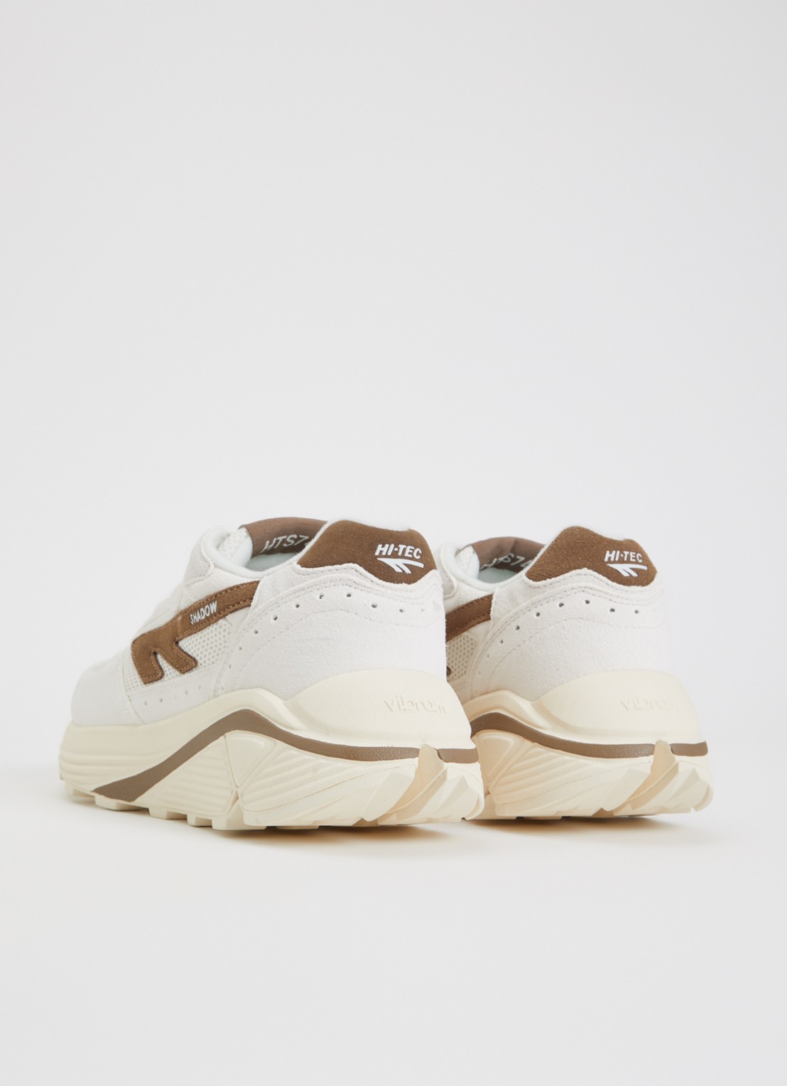 Hi-Tec HTS Shadow RGS sneaker van suède met mesh details - achterkant 5 gebroken wit