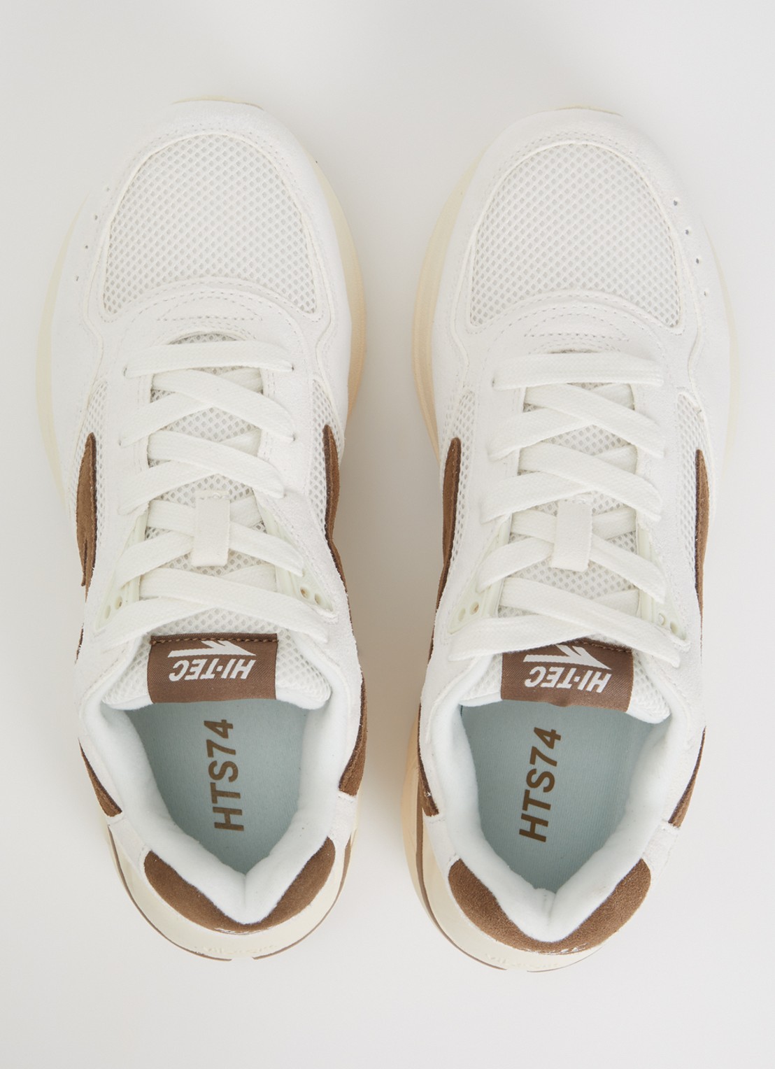Hi-Tec HTS Shadow RGS sneaker van suède met mesh details - detail 3 gebroken wit