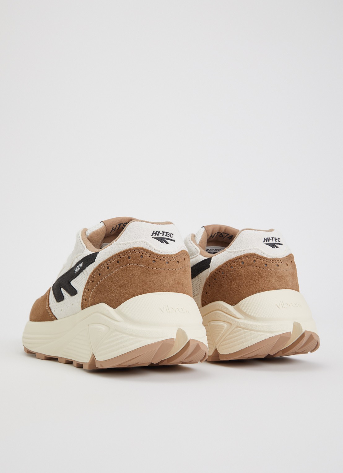 Hi-Tec HTS Shadow RGS sneaker van suède met mesh details - achterkant 4 lichtbruin