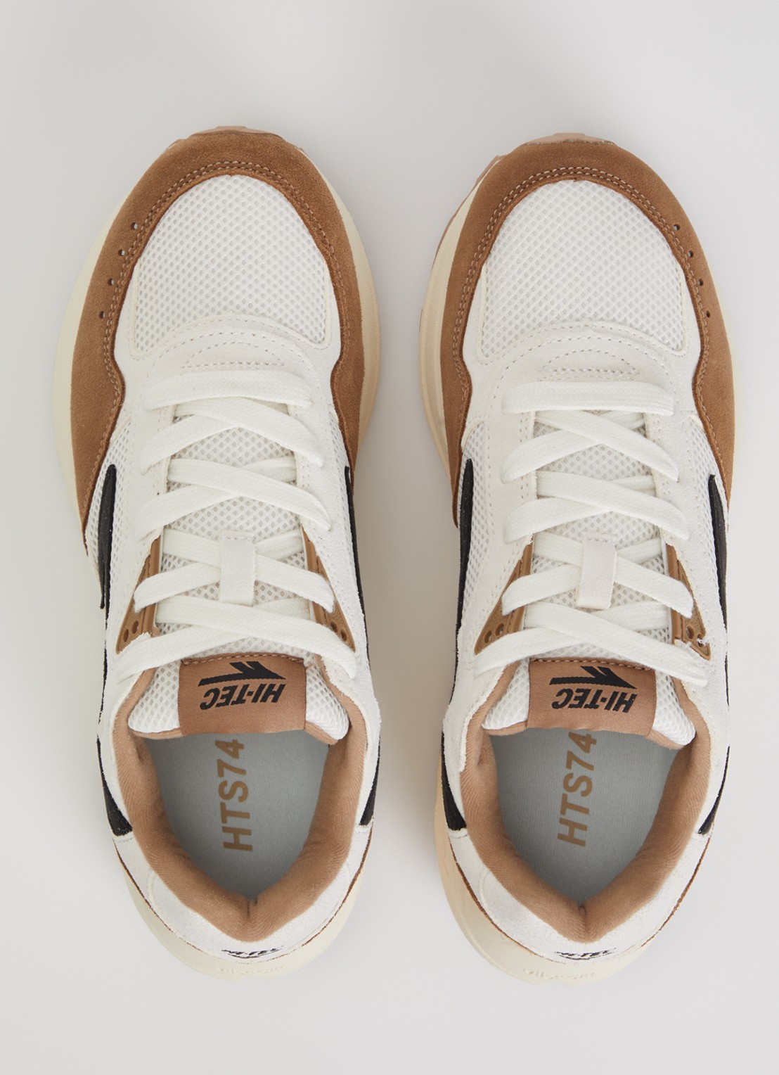 Hi-Tec HTS Shadow RGS sneaker van suède met mesh details - detail 2 lichtbruin