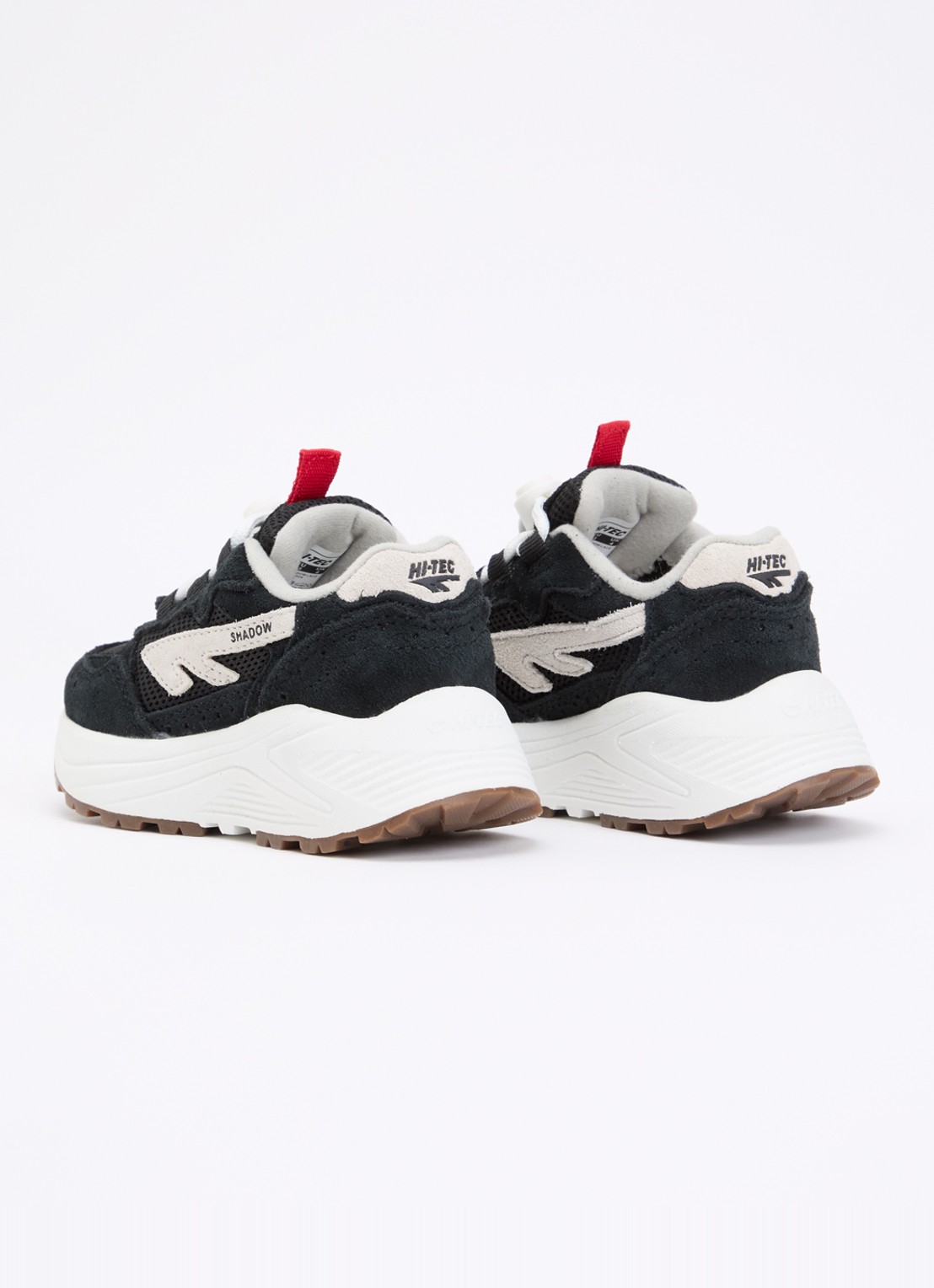Hi-Tec HTS Shadow sneaker met suède details - achterkant 3 zwart