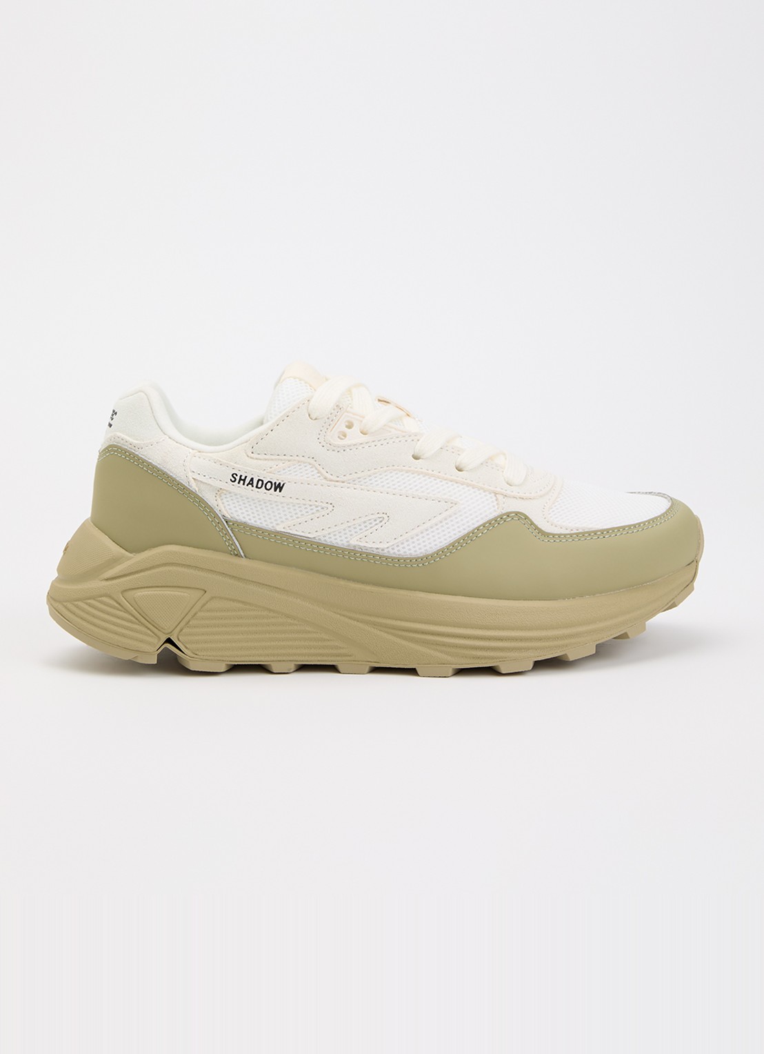 Hi-Tec Hts Shadow sneakers van leer - voorkant groen