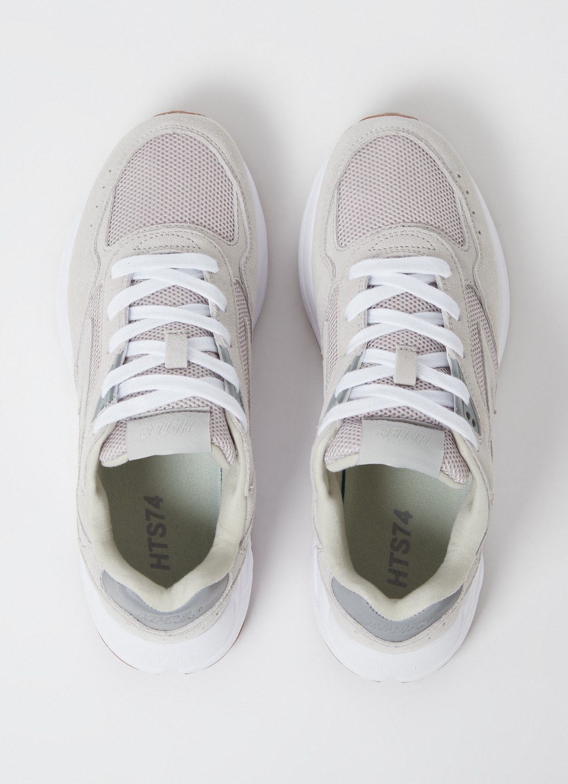 Hi-Tec Shadow sneaker met suède details - detail 3 lichtgrijs