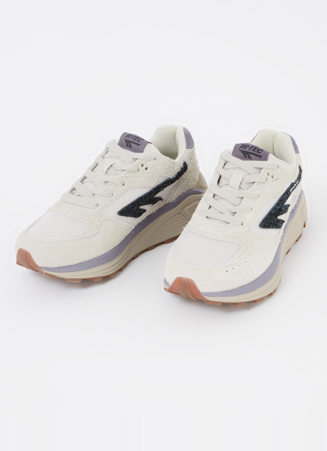 Hi-Tec Shadow sneaker met suède details - detail 4 donkerbeige