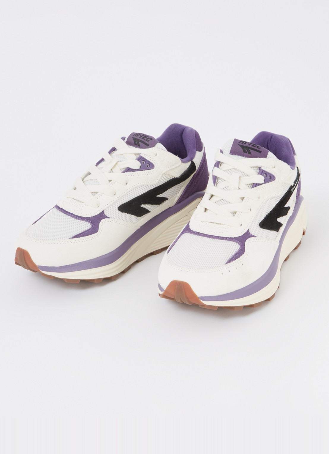 Hi-Tec Shadow sneaker met suède details - detail 4 paars