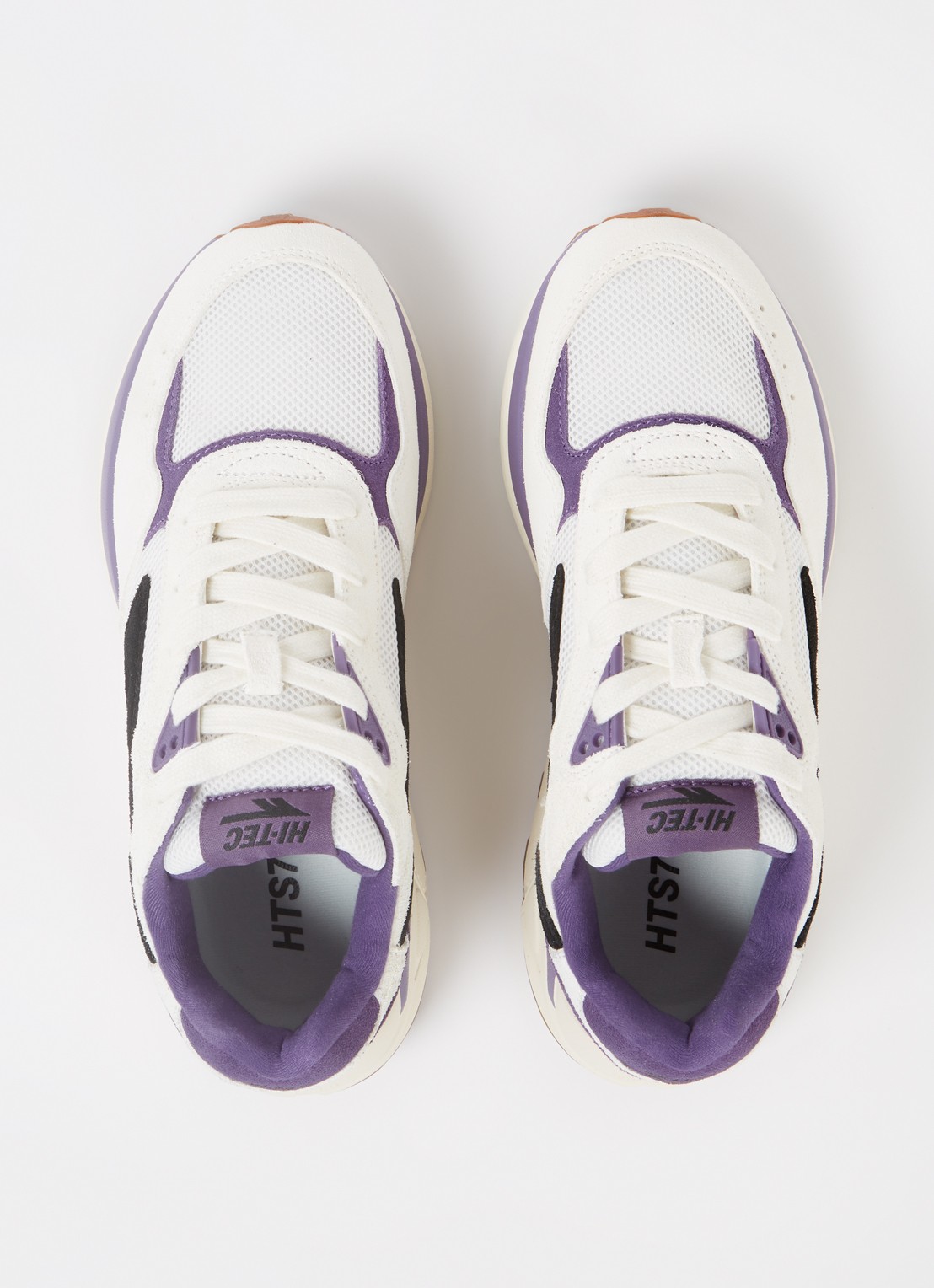 Hi-Tec Shadow sneaker met suède details - detail 5 paars
