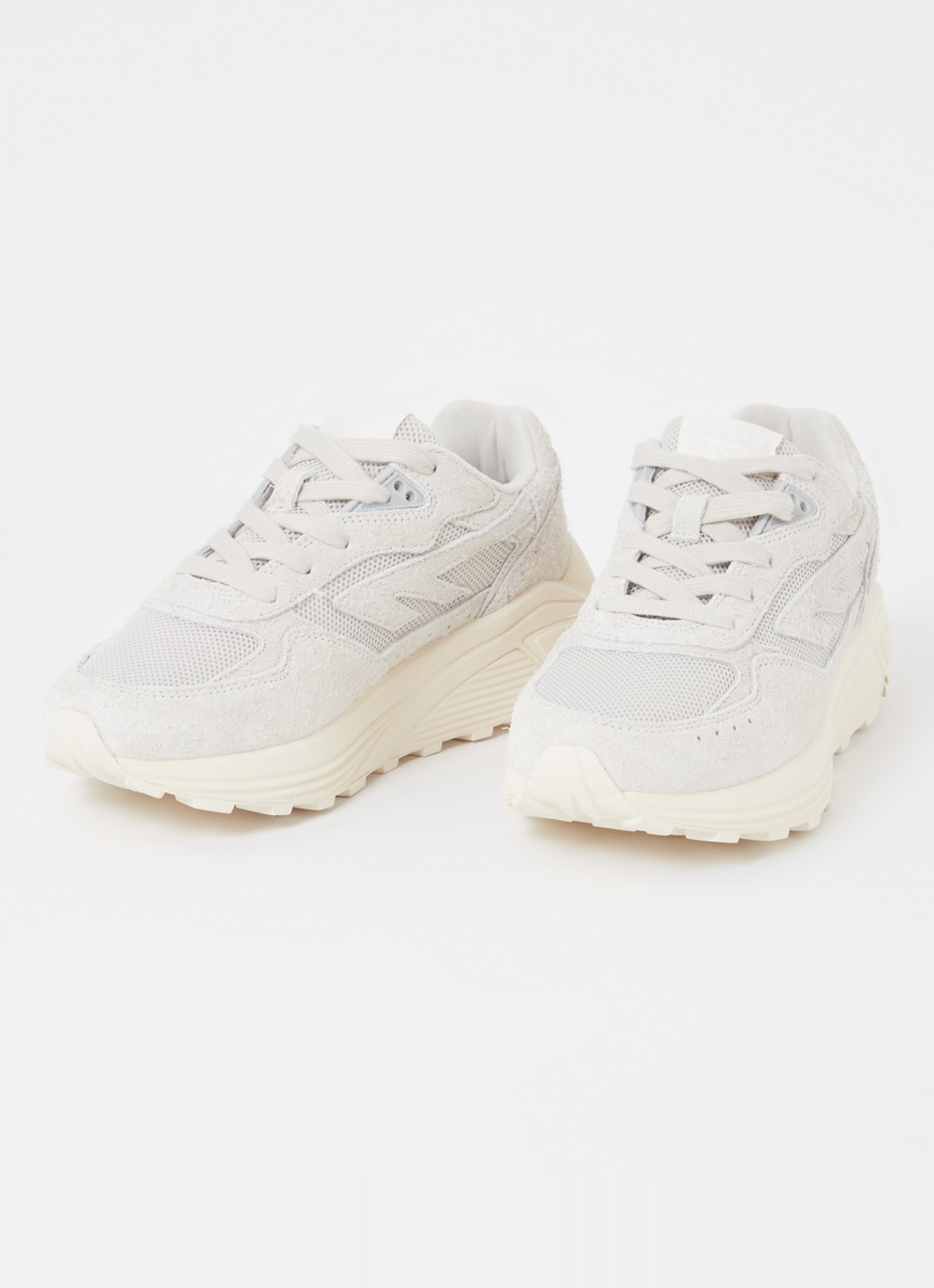 Hi-Tec Shadow sneaker met suède details - detail 4 lichtgrijs
