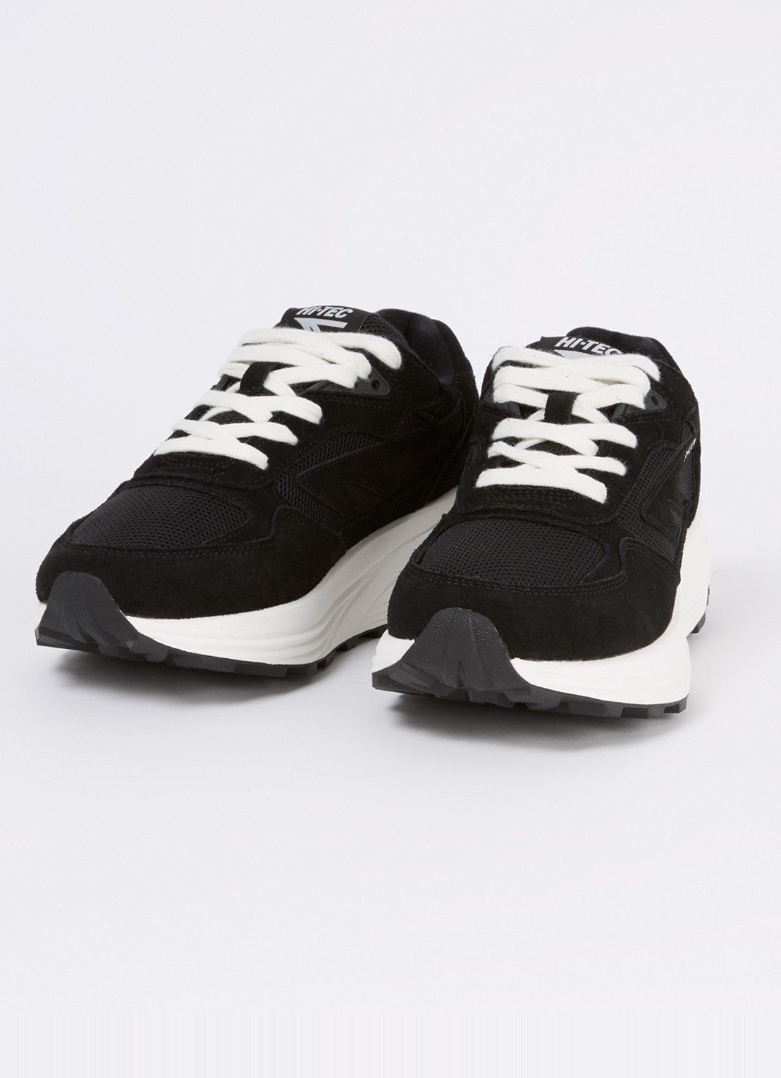Hi-Tec Shadow sneaker met suède details - detail zwart