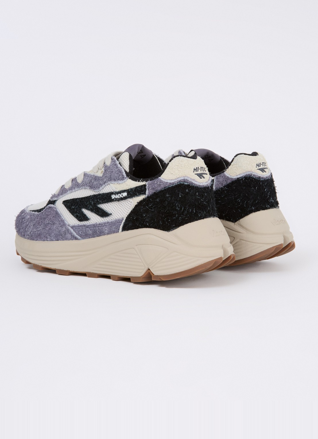 Hi-Tec Shadow sneaker met suède details - achterkant 6 lavendel