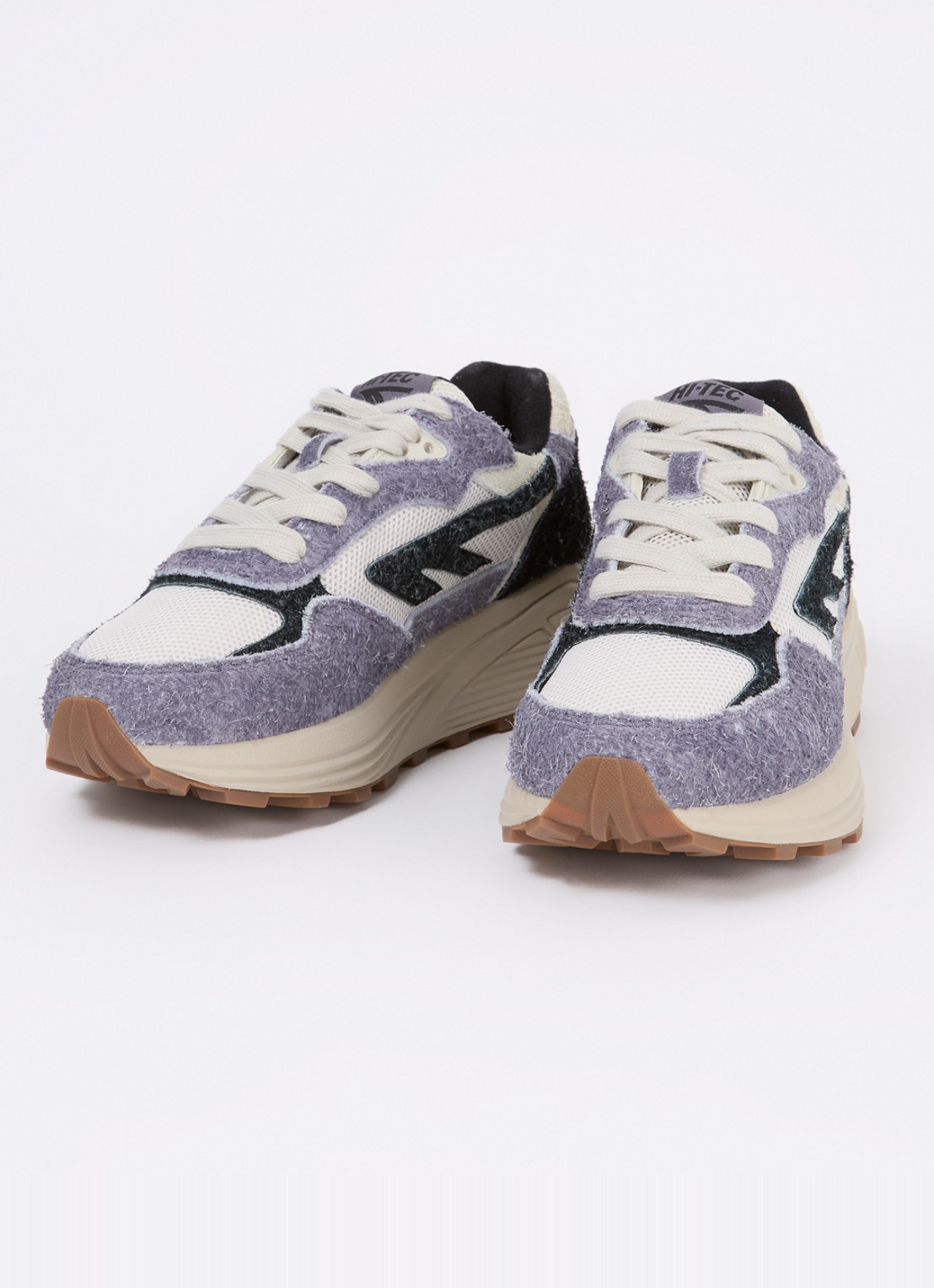 Hi-Tec Shadow sneaker met suède details - detail 3 lavendel