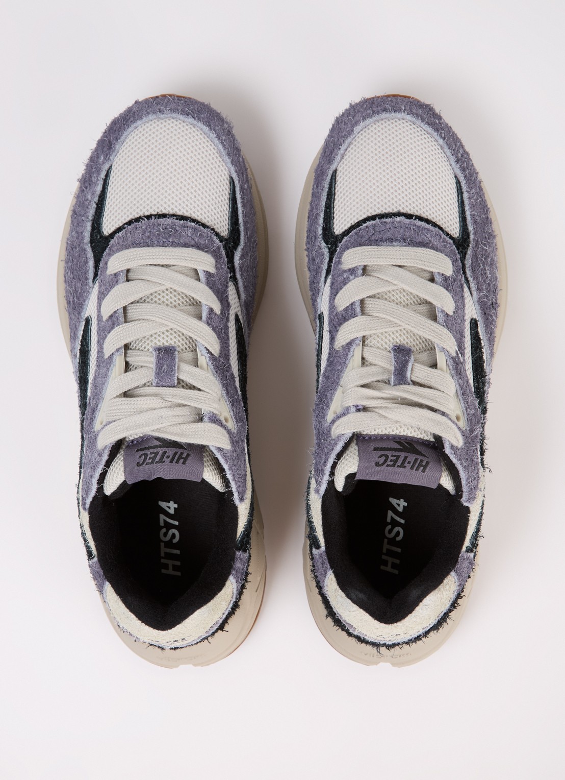 Hi-Tec Shadow sneaker met suède details - detail 4 lavendel