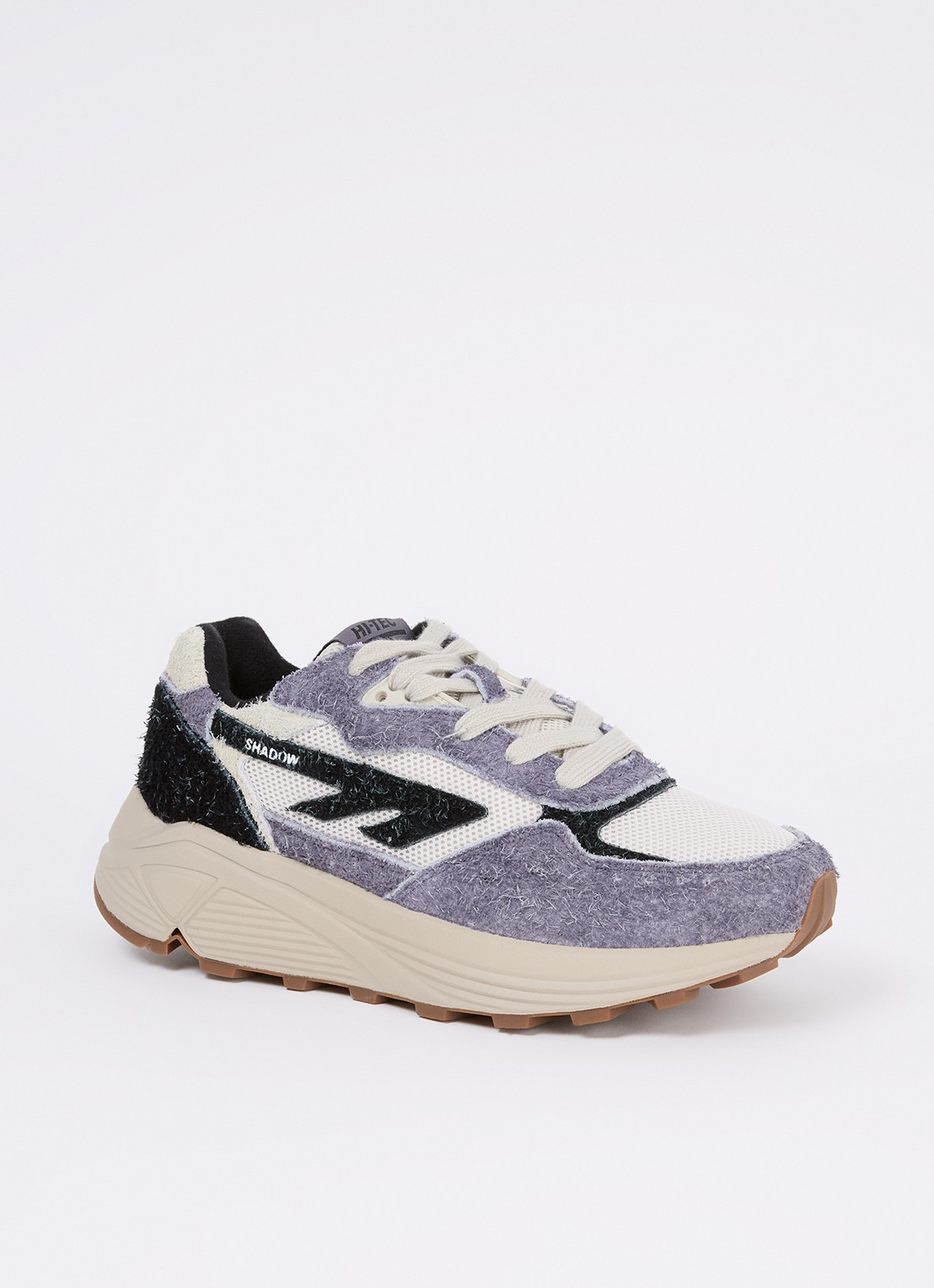 Hi-Tec Shadow sneaker met suède details - voorkant lavendel
