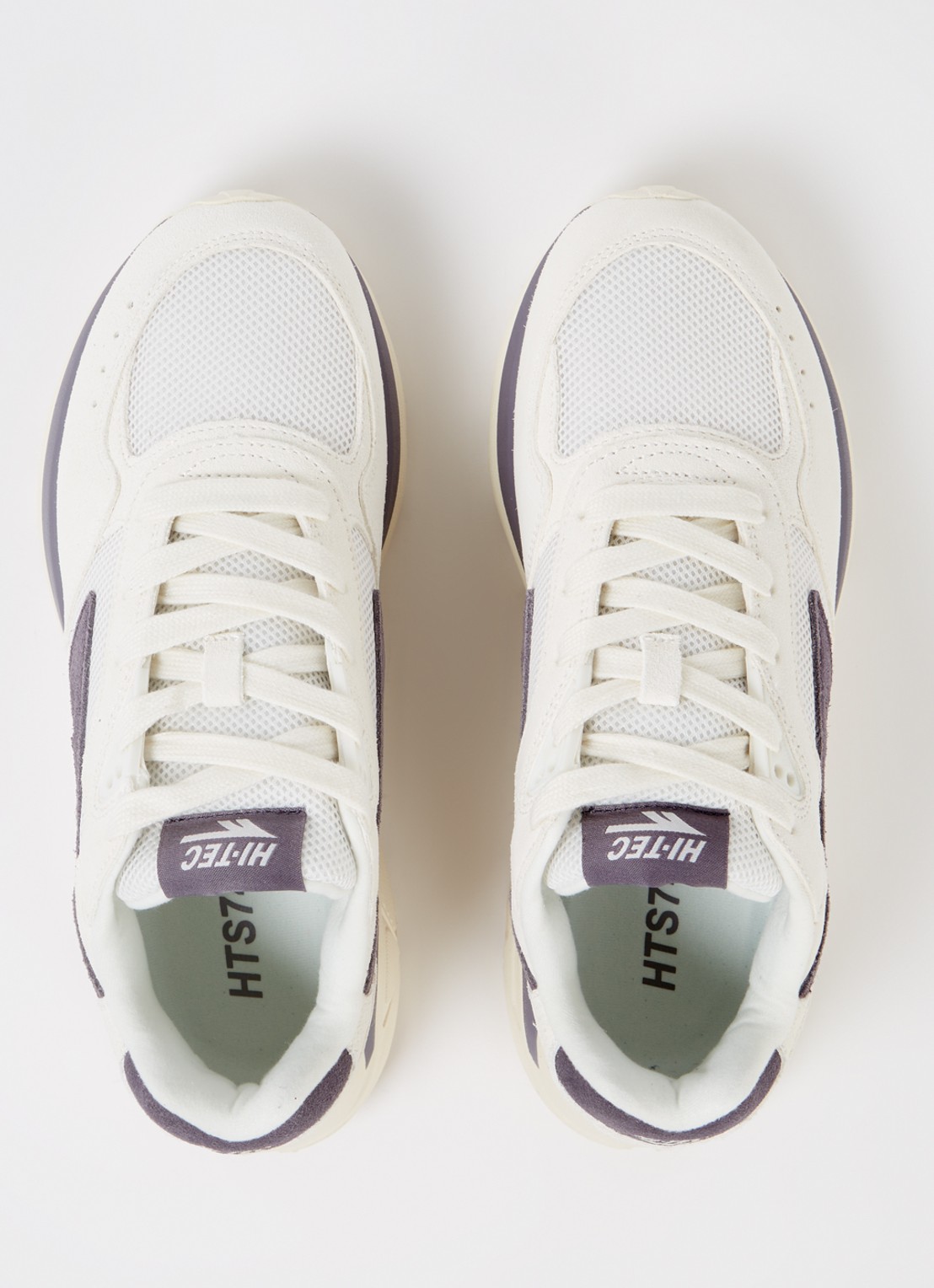 Hi-Tec Shadow sneaker met suède details - detail 4 ivoor