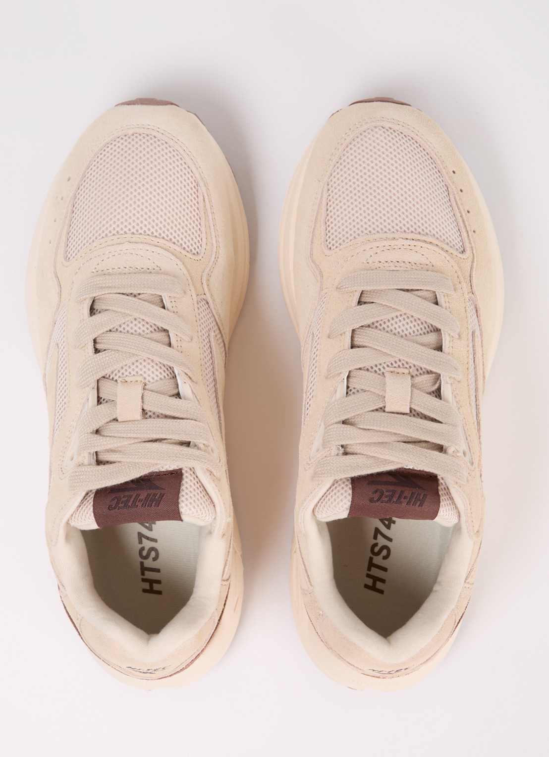 Hi-Tec Shadow sneaker met suède details - detail 5 beige