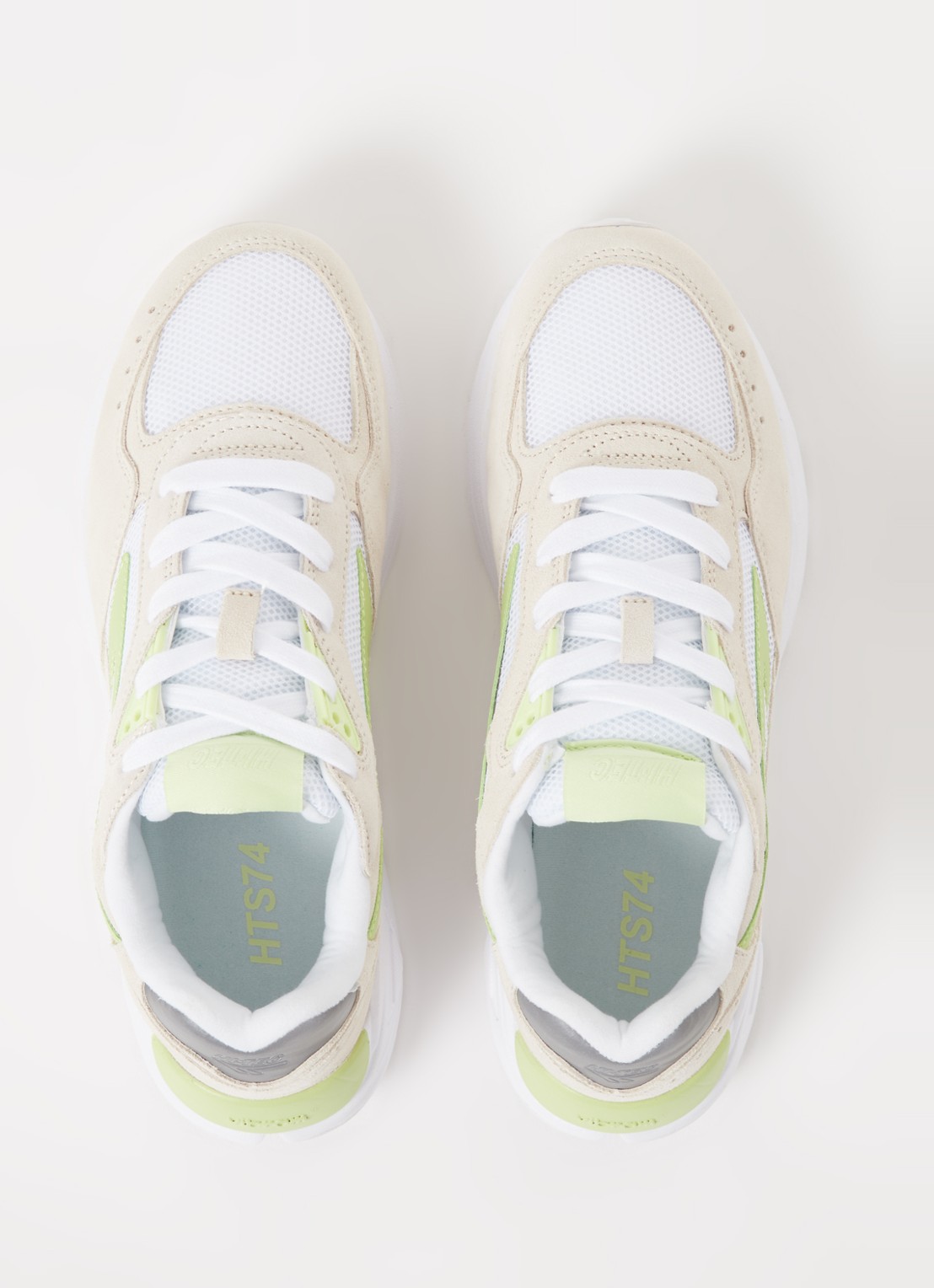 Hi-Tec Shadow sneaker met suède details - detail 5 lichtgroen