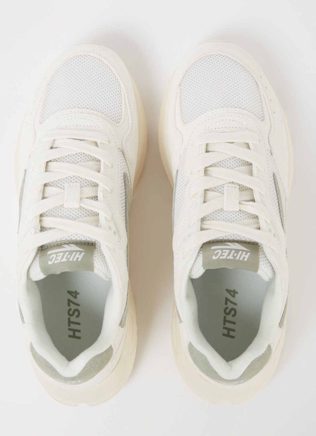 Hi-Tec Shadow sneaker met suède details - detail 5 lindegroen