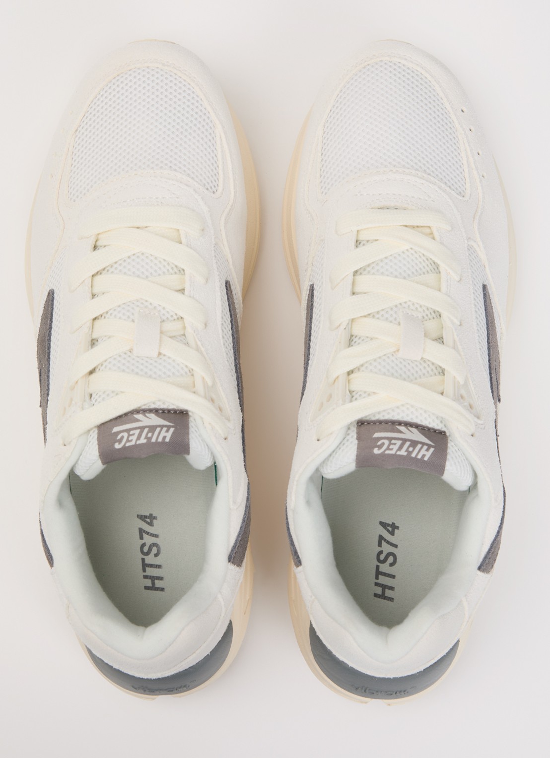 Hi-Tec Sneaker van suède met logo - detail 2 grijs