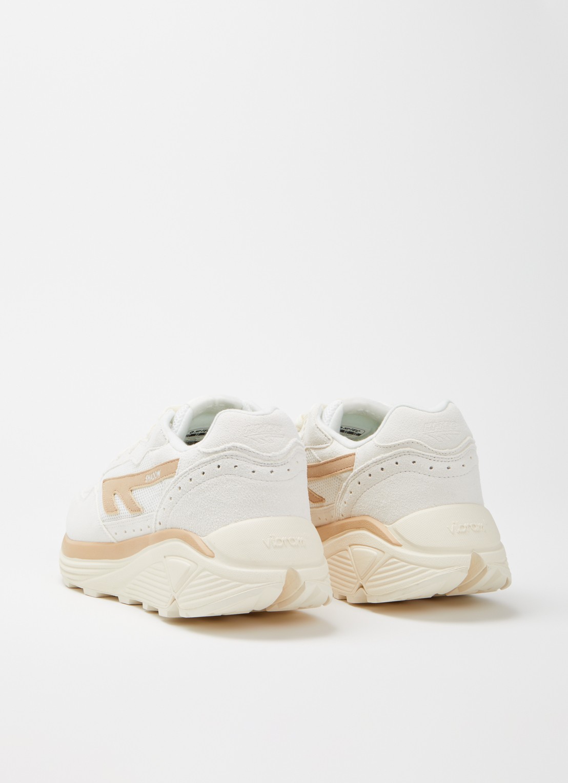 Hi-Tec Sneaker van suède met logo - achterkant 4 hazelnootbruin