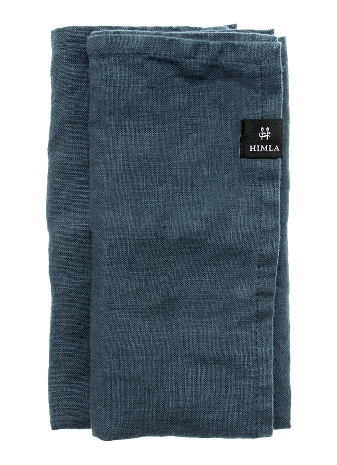 Himla Sunshine servet set van 4 - voorkant 3 donkerblauw