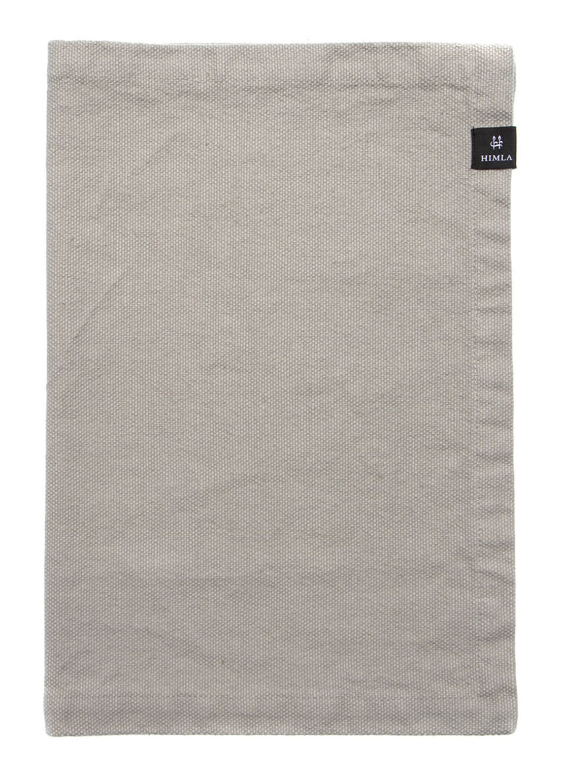 Himla Weekday placemat 37 x 50 cm - voorkant lichtgrijs