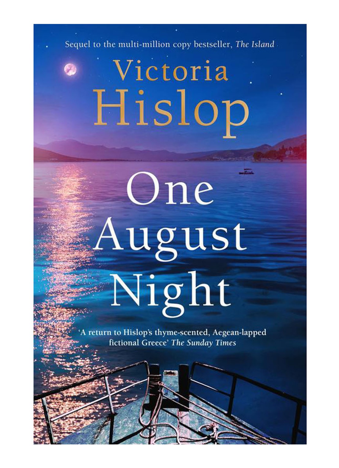 HISLOP V ONE AUGUST NIGHT - voorkant undefined