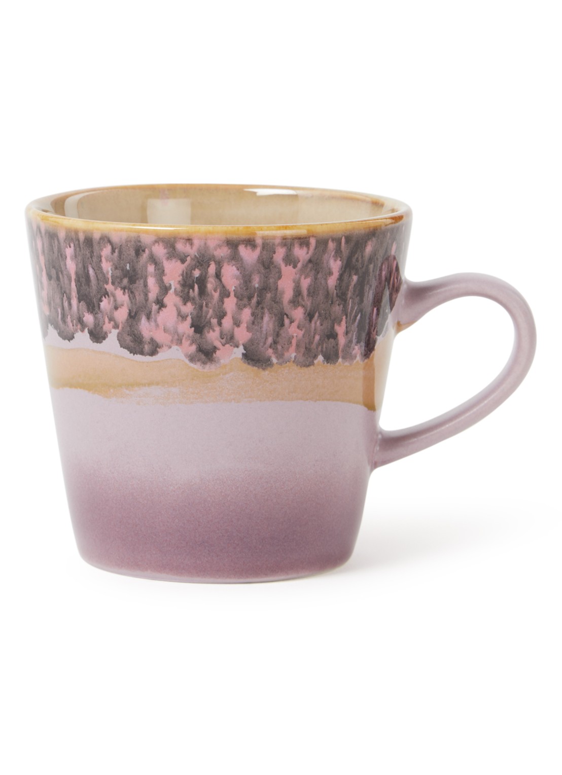 HKliving 70's Blast koffiekopje 27 cl - voorkant multicolor